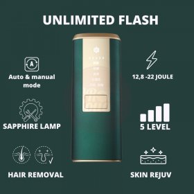 IPL Cold Unlimited Flash & Skin Rejuv - Green (ORG-DG)