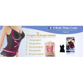 Body Make Cami - Slimming Corset (Black)